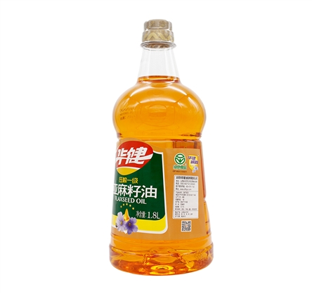 压榨一级亚麻籽油1.8L